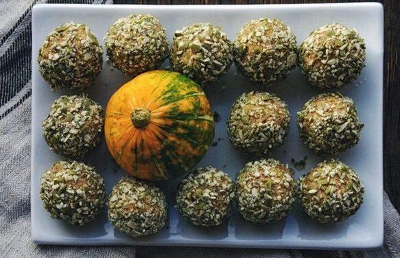 bolas de mel de semente de abóbora para prostatite