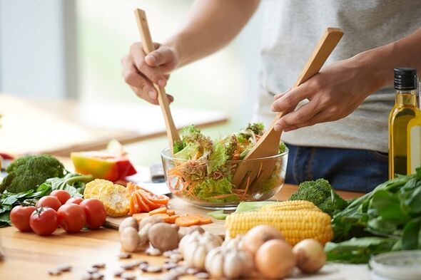 cozinhar salada de vegetais para prostatite