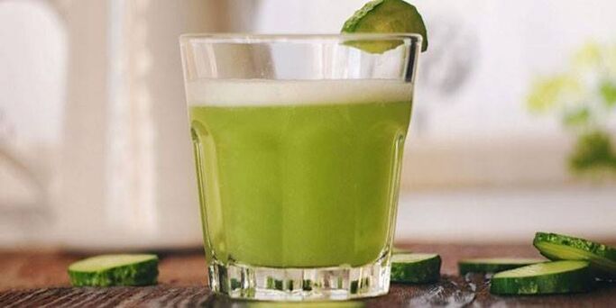 suco de pepino para o tratamento de prostatite