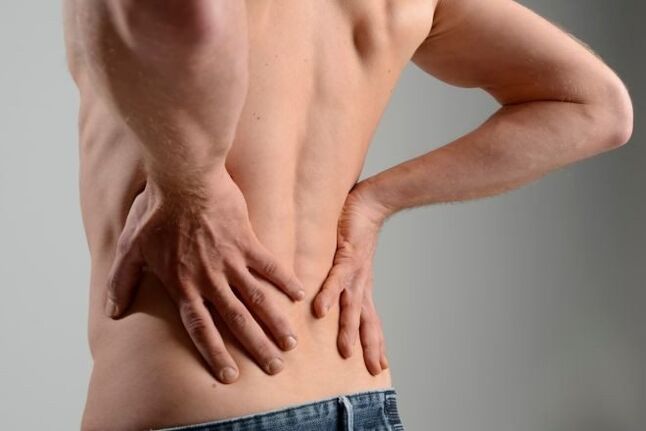 dor nas costas com prostatite