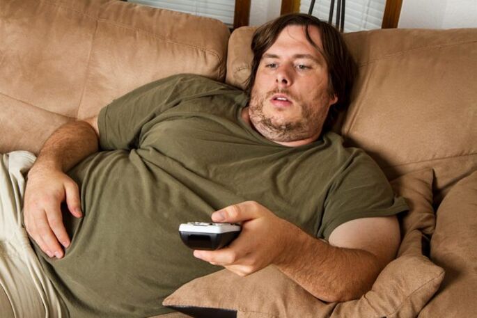 sedentarismo e obesidade como causa de prostatite