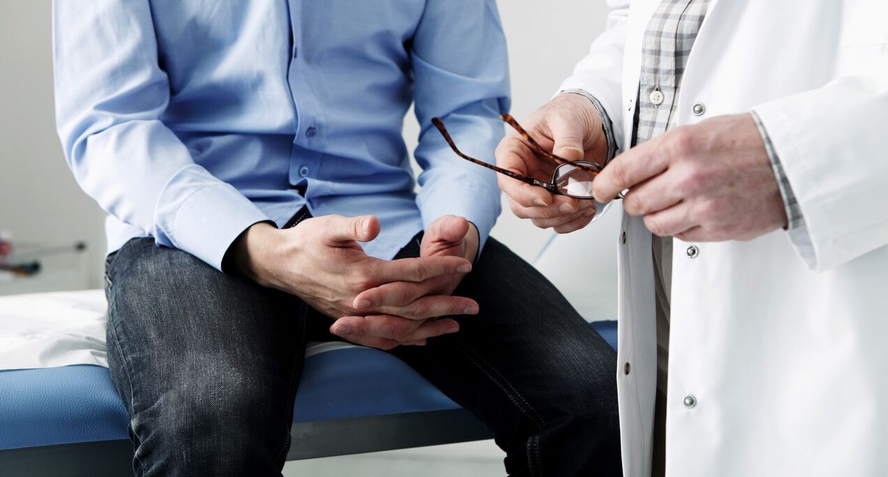 consulte um médico para prostatite