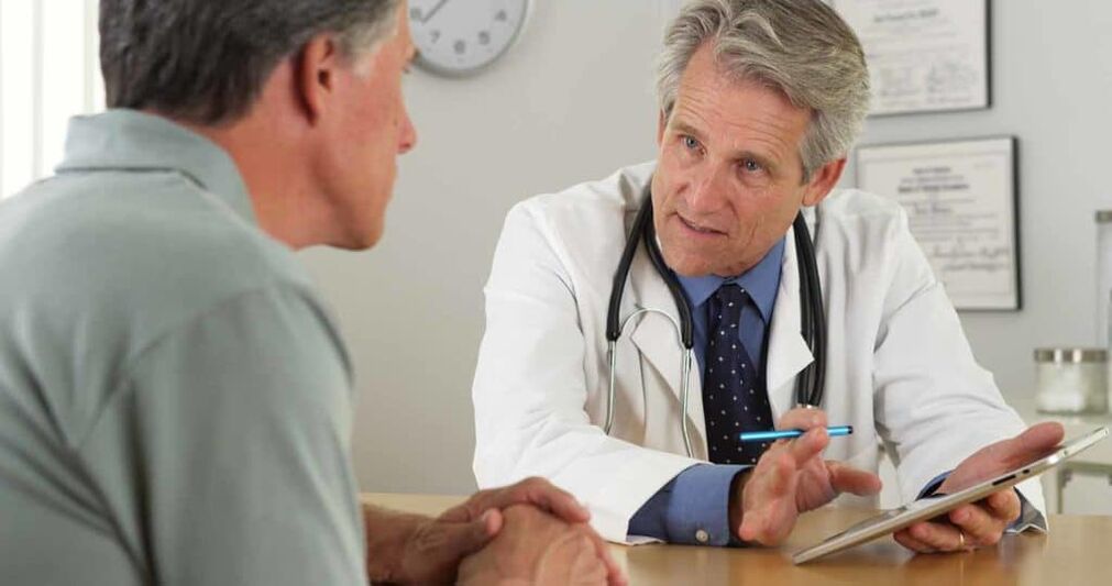 consulte um médico para prostatite congestiva