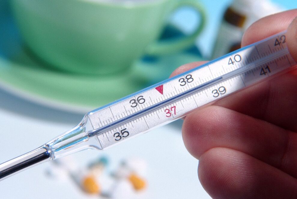 O exame da secreção da próstata estará incorreto na temperatura corporal acima de 39 ° C