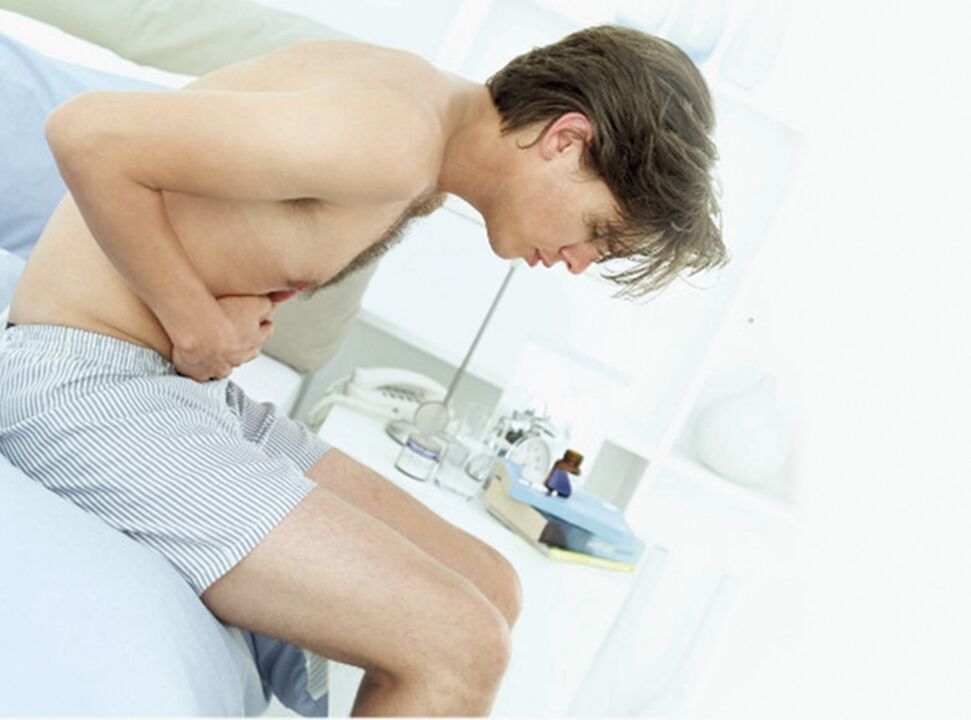 dor em um homem com prostatite